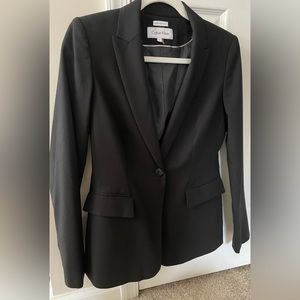 Calvin Klein black blazer - Size 2 Stretch